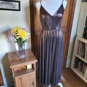 SOLD Urban Outfitters wide leg shimmer jumpsuit